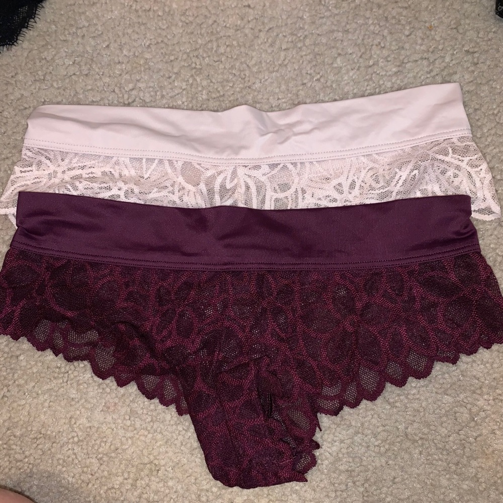Pink Victoria Secret Extra Low Rise Cheekster